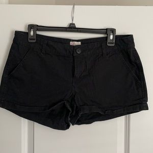 Black shorts